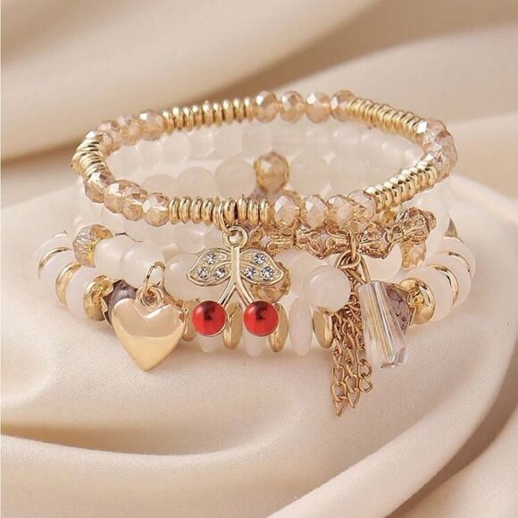 Cherry Bracelet Set A1324 - Picture 1 of 3